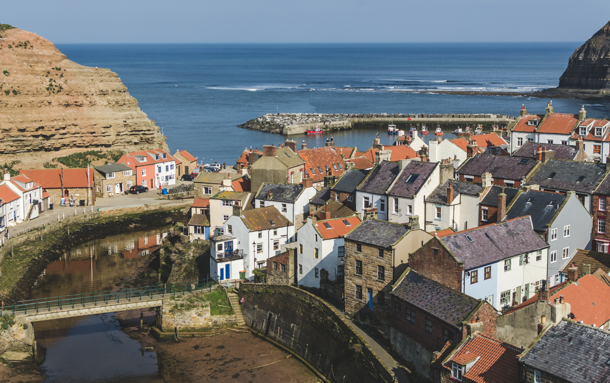 Staithes, Yorkshire, England