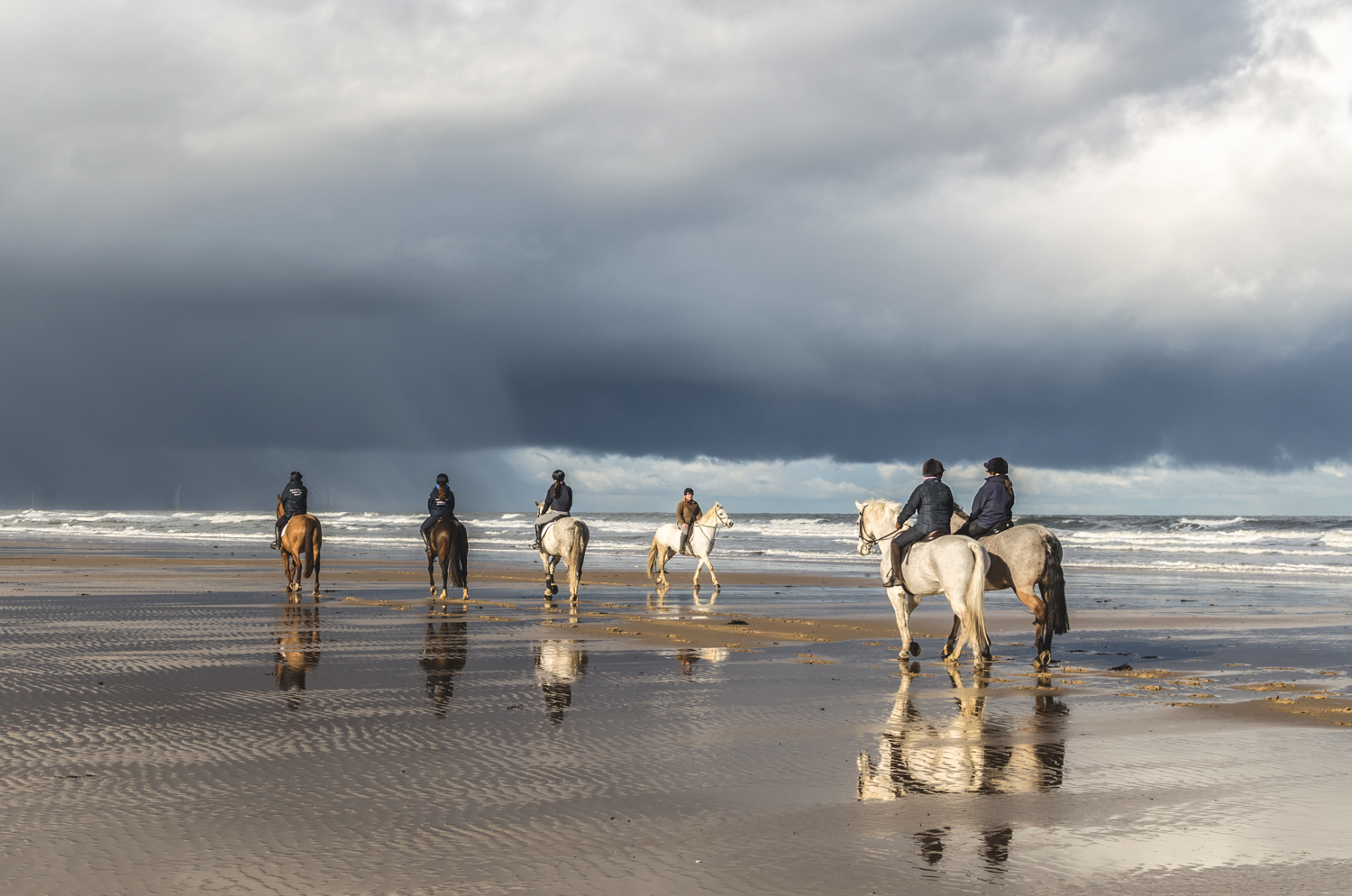 Horseriding in Saltburn-by-the-Sea