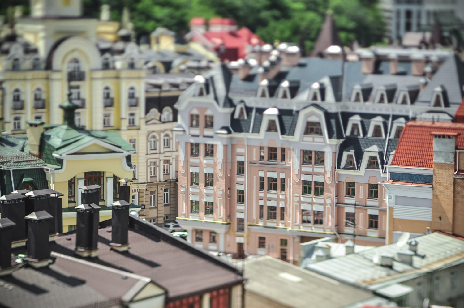 Photo Walk in Tiny Kyiv: Tilt Shift Capital