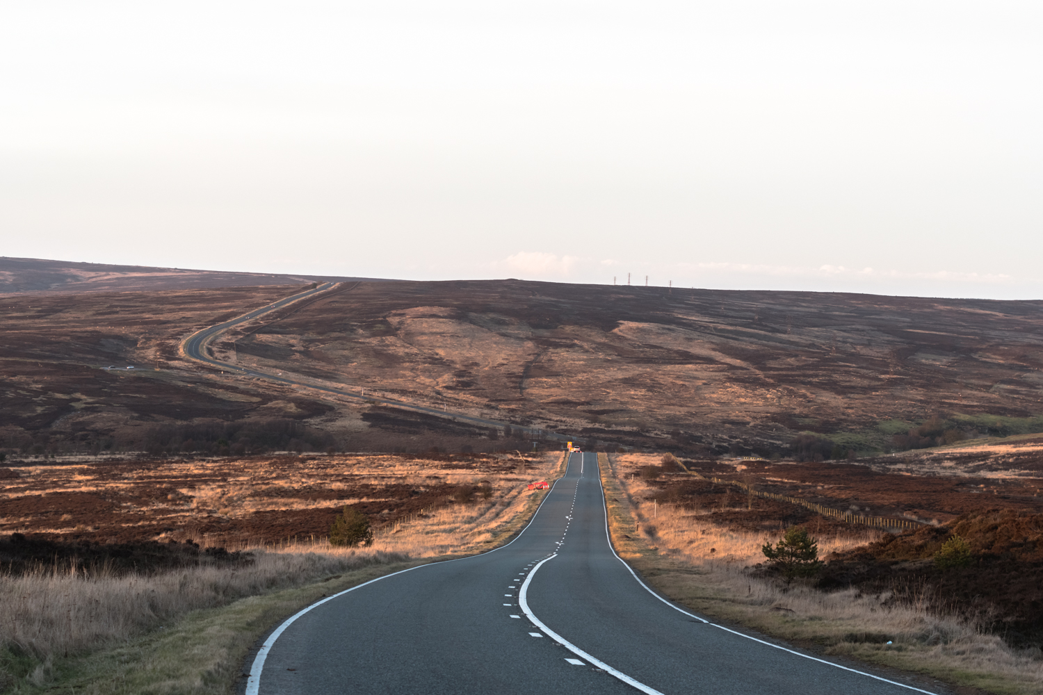 Cycling in Yorkshire Moors, England