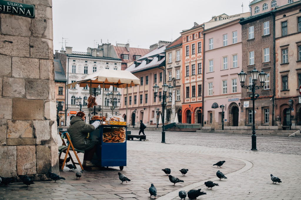 krakow street poland