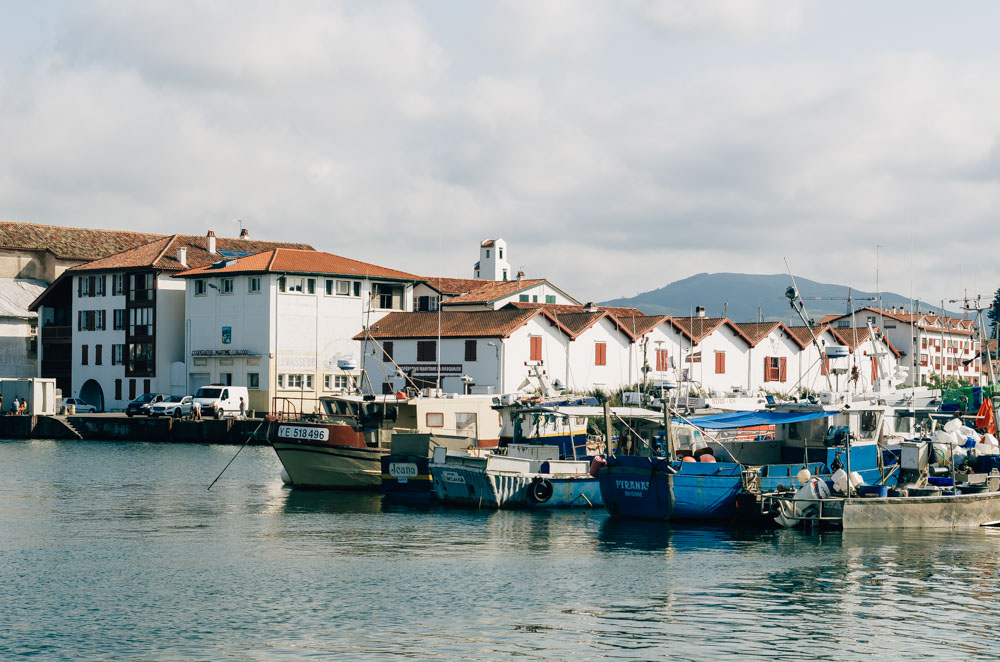 basque country south west saint jean de luz harbour