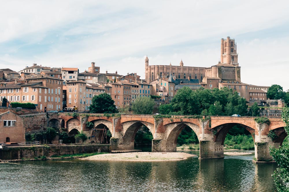 occitanie tarn albi cathedral bridge unesco