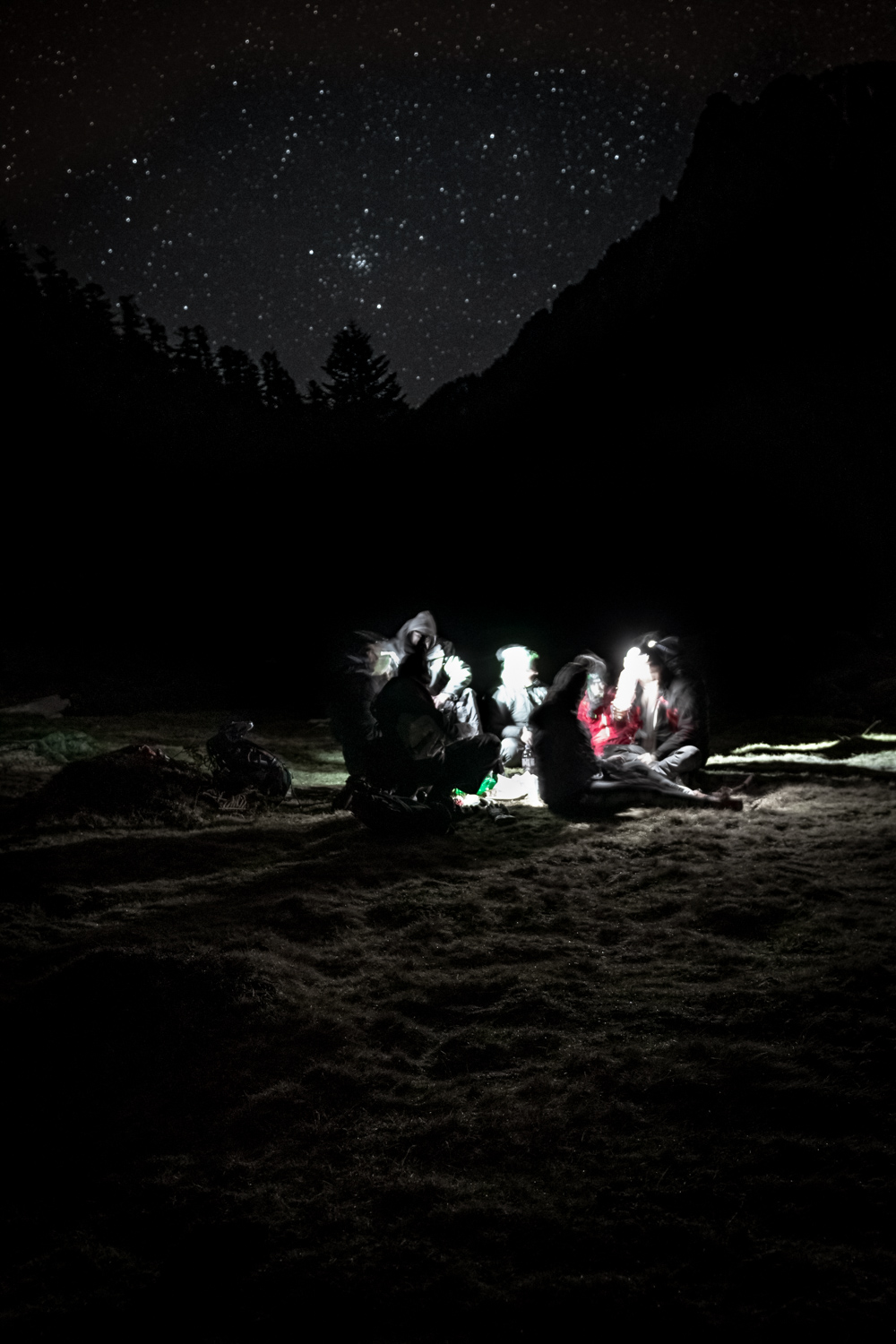 Randonnée nocturne sous les étoiles