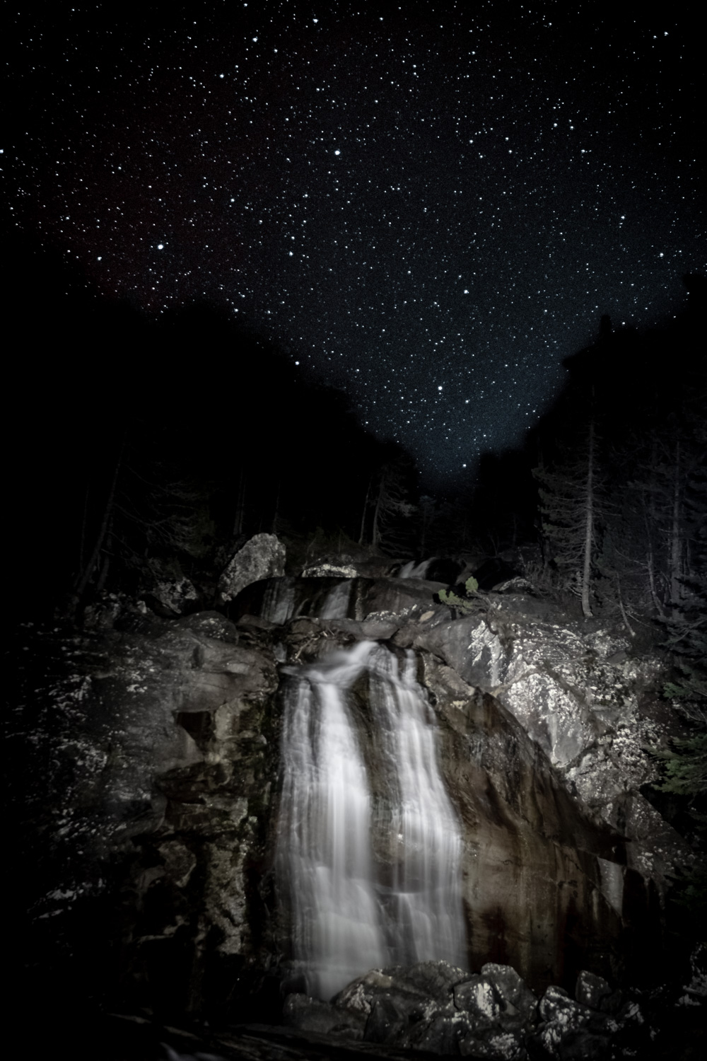 Randonnée nocturne sous les étoiles