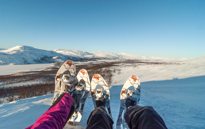 independent people lapland winter