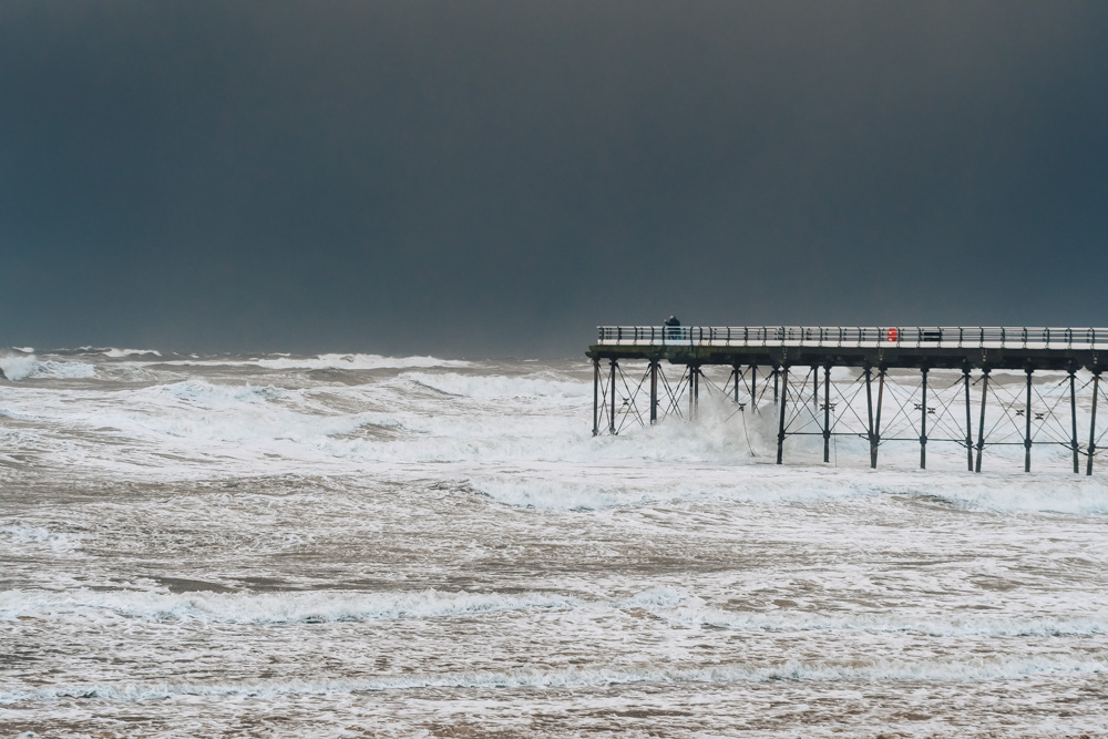 Saltburn-by-the-Sea, England, North Sea