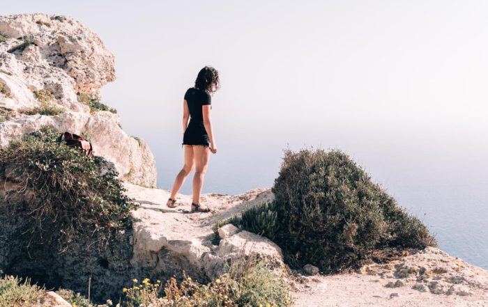malta dingli cliffs panorama