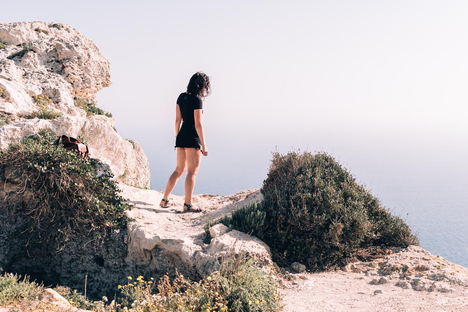 malta dingli cliffs panorama